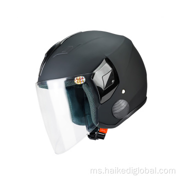 Motosikal sepanjang Helmet Separuh Musim